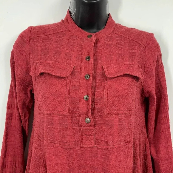 Anthropologie Holding Horses Harper High Low Shirt‎ Dress Size 2 - Picture 3 of 13